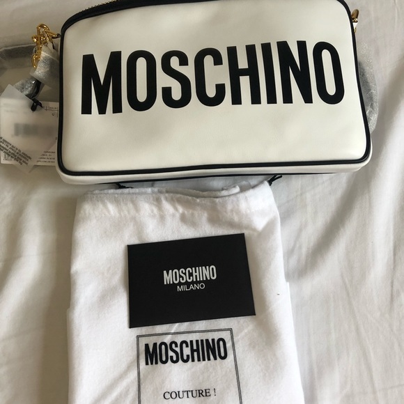 moschino shoulder bag with logo crossbody clutch - Picture 4 of 4